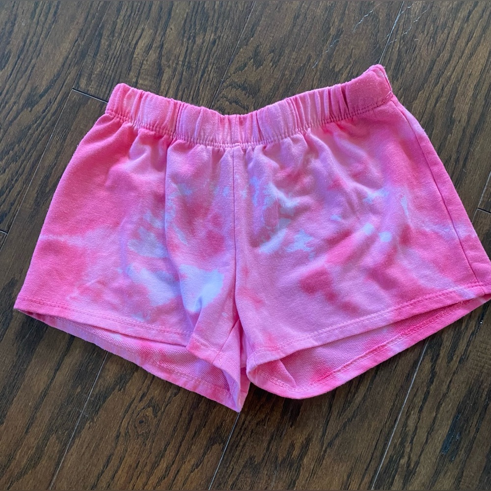 Firehouse Pink Tie-Dye Girls Shorts